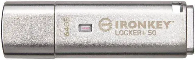 Alt view image 16 of 18 - IronKey Locker+ 50 USB Flash Drive IKLP5064GB