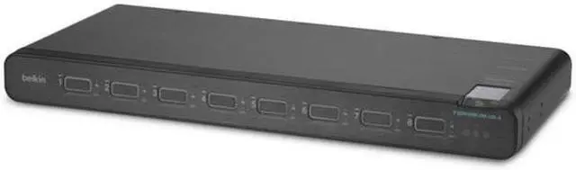 Alt view image 6 of 6 - Belkin Universal 2nd Gen Secure KVM Switch 8-Port Single Head w/ CAC F1DN108KVMUN4