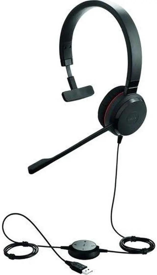 Alt view image 9 of 9 - Jabra Evolve 30 II MS Mono Wired Headset with flexible connectivity and great sound for calls and music