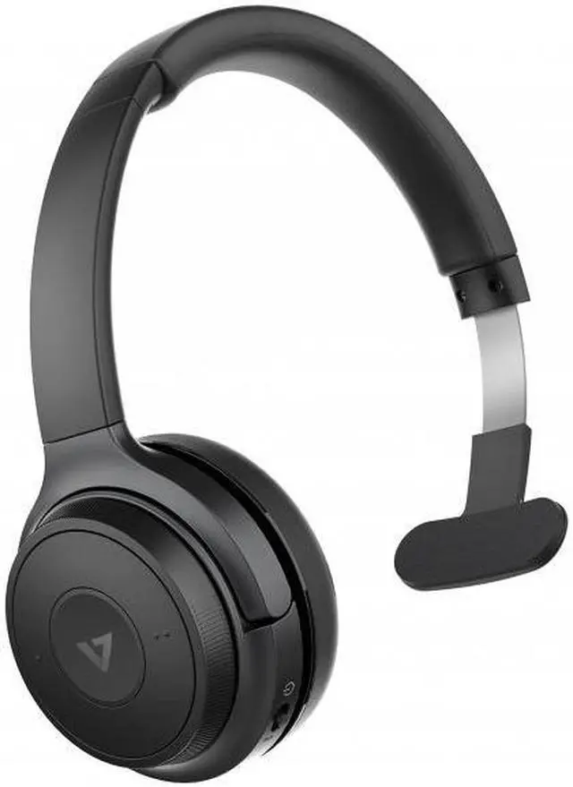 Alt view image 10 of 20 - V7 Wireless Mono Headset On Ear Gray/Black (HB605M)