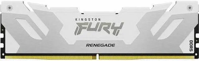 Alt view image 2 of 2 - Kingston 16GB 6800MT/s DDR5 CL36 DIMM FURY Renegade White XMP