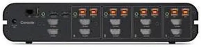 Alt view image 5 of 6 - Belkin Universal 2nd Gen Secure KVM Switch 4-Port Dual Head w/ CAC F1DN204KVMUN4
