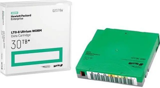 Alt view image 3 of 3 - HPE LTO-8 Ultrium 30TB WORM Data Cartridge Q2078W