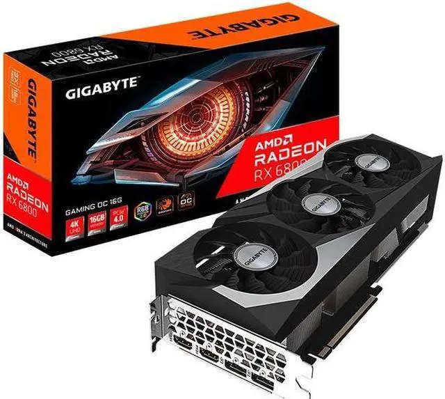Alt view image 6 of 6 - GIGABYTE Radeon RX 6800 GAMING OC 16G Graphics Card,GV-R68GAMING OC-16GD Video Card