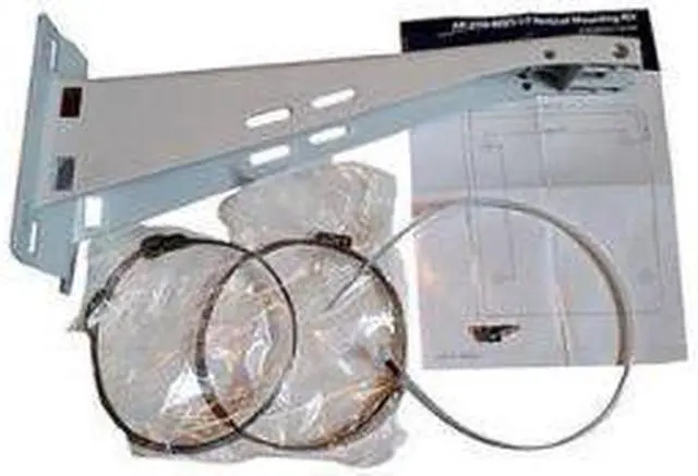 Alt view image 9 of 9 - HPE AP-270-MNT-V1 AP-270 Series Outdoor Pole/Wall Long Mount Kit