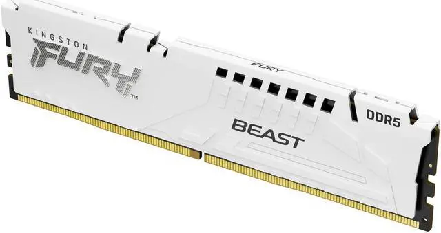 Alt view image 2 of 3 - Kingston 32GB 5600MT/s DDR5 CL40 DIMM FURY Beast White XMP