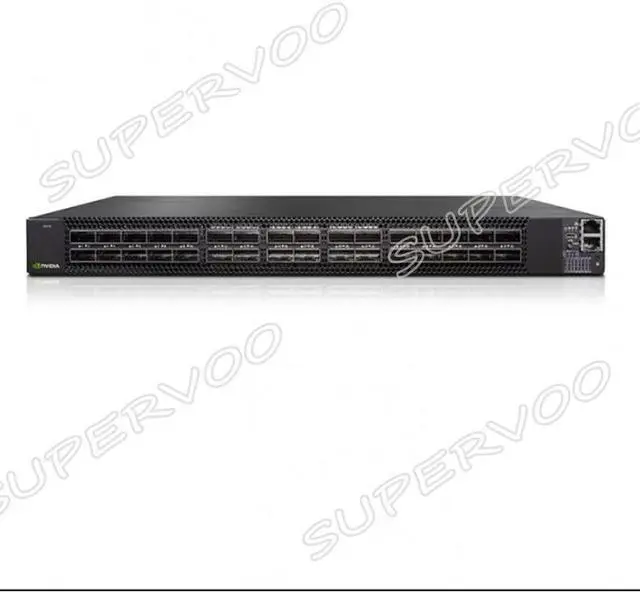 Main image of NVIDIA Spectrum-2 SN3700C - Switch - L3 - Managed - 32 x 100 Gigabit QSFP28 - front to back airflow - rack-mountable