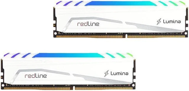 Alt view image 3 of 3 - Mushkin - 64GB 2X32GB DDR4-3600 UDIMM PC4-28800 -3600MHz- 16-19-19-39 Redline Lumina White Model MLB4C360GKKP32GX2