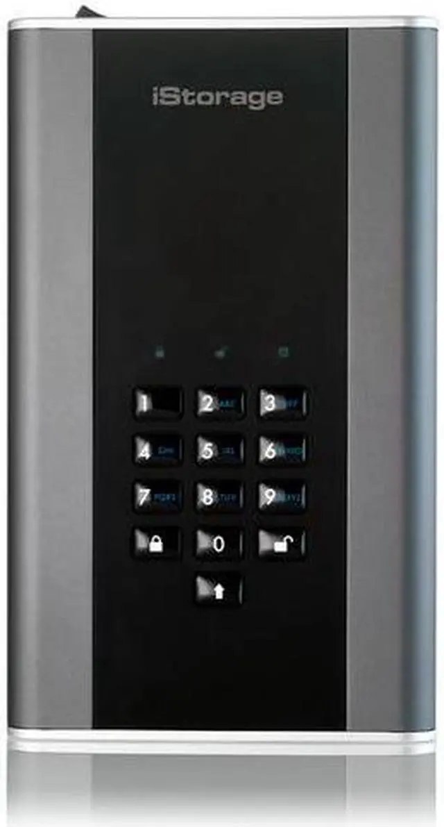 Alt view image 7 of 7 - iStorage diskAshur DT2 2TB Secure encrypted desktop hard drive - FIPS Level 2 certified, Password protected, military grade hardware encryption IS-DT2-256-2000-C-G