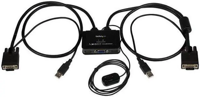 Alt view image 4 of 4 - STARTECH.COM SV211USB 2 Port VGA Cable KVM Switch
