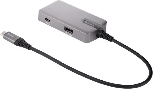 Alt view image 2 of 3 - StarTech.com DKT31CHPD3 USB C Multiport Adapter - USB-C to 4K 60Hz HDMI 2.0
