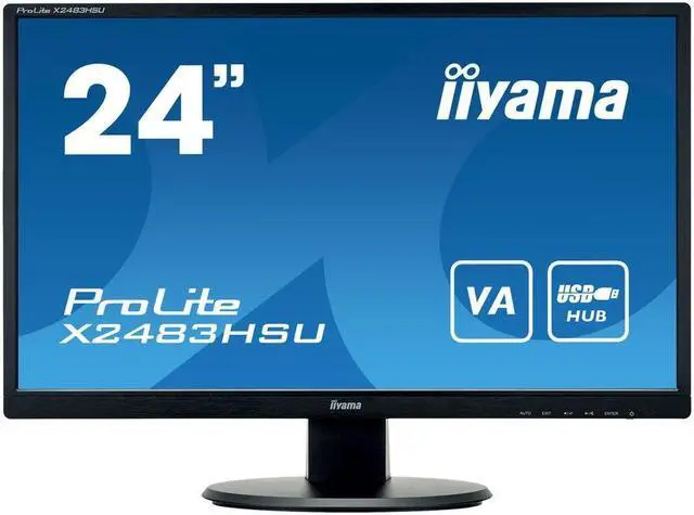 Main image of iiyama LED-Monitor ProLiteX2483HSU-B5 - 61 cm (24") - 1920 x 1080 Full HD