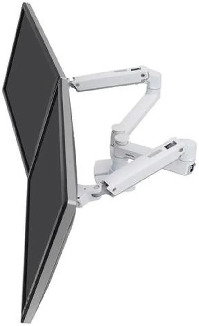 Main image of ERGOTRON 45-491-216 LX DUAL SIDE-BY-SIDE ARM WHITE