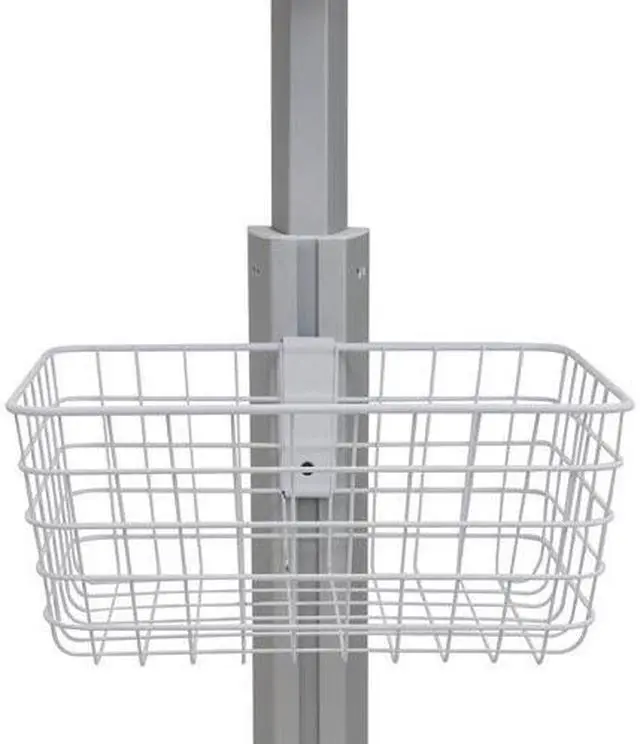 Alt view image 6 of 14 - Ergotron 98-136-216 Small - Mounting Component (Wire Basket) - White - Cart Mountable