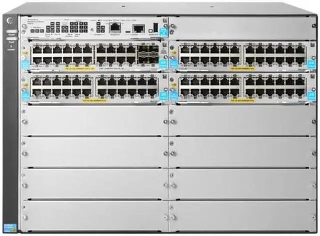 Main image of HP 5412R 92GT PoE+ and 4-port SFP+ (No PSU) v3 zl2 Modular 92 Port Gigabit Ethernet Switch