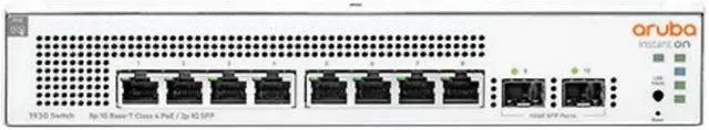 Main image of HPE Networking Instant On 1930 8G Class4 PoE 2SFP 124W Switch - Switch - L3 - Managed - 8 x 10/100/1000 (PoE) + 2 x Giga