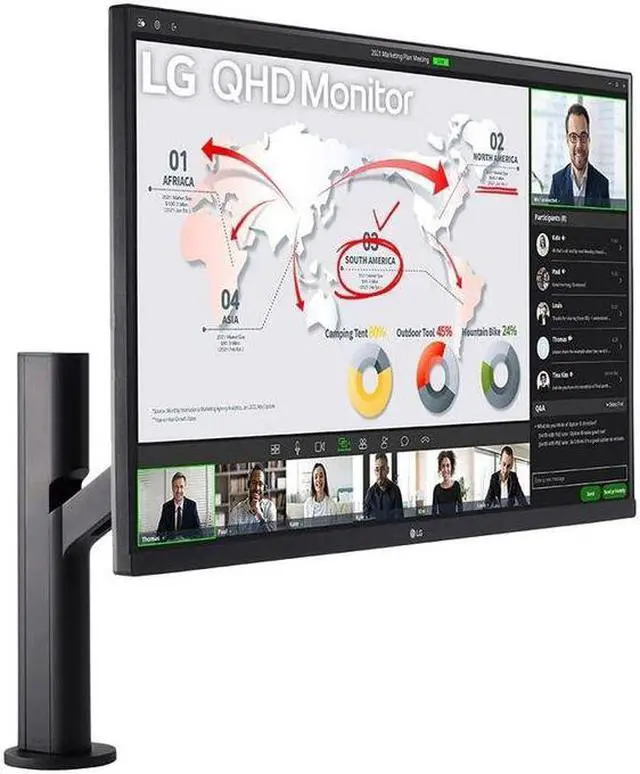 Main image of LG LED-Display Ergo 32QP880-B - 80 cm (32") - 2560 x 1440 QHD