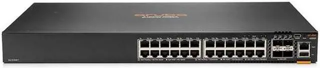 Alt view image 2 of 2 - Aruba JL668A 6300F 24-port 1GbE and 4-port SFP56 Switch