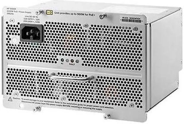 Alt view image 7 of 7 - HP 5400R 1100W POE+ ZL2 POWER SUPPLY