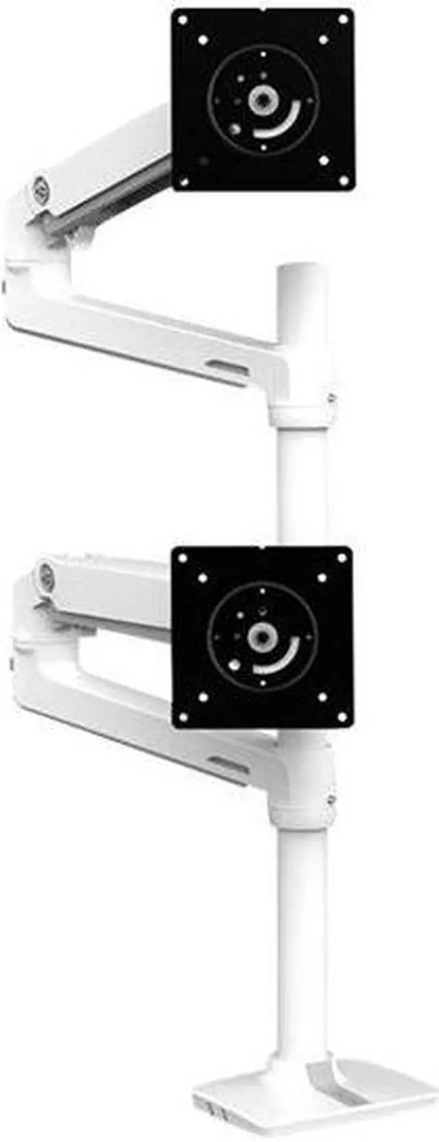Alt view image 16 of 20 - LX DUAL STACKING ARM, TALL POLE, BRIGHT WHITE, GRAY ACCENTS