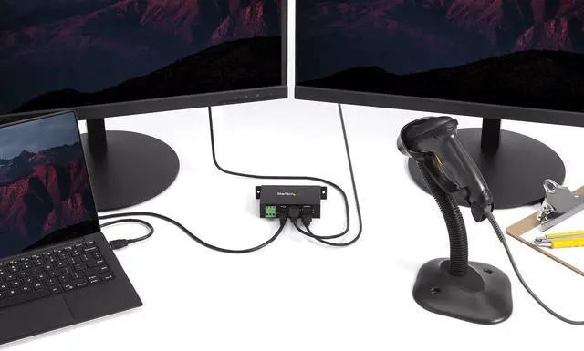 Alt view image 4 of 5 - 4 PORT USB 2.0 HUB METAL TAA