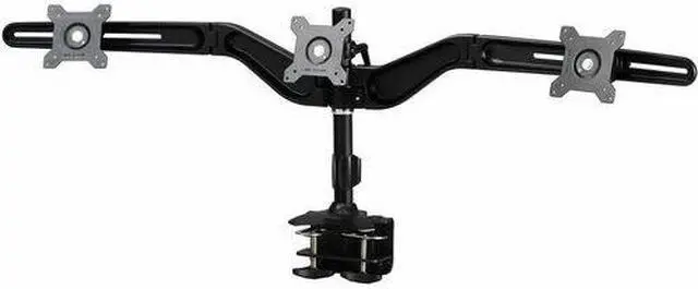 Alt view image 6 of 6 - Amer Mounts Triple Monitor Mount for 15"-24" LCD/LED Flat Panel Screens AMR3C