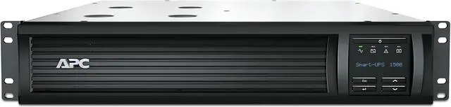 Main image of APC SMT1500RMI2UNC 1500 VA 1000 Watts Smart-UPS 1500VA LCD RM 2U 230V with Network Card