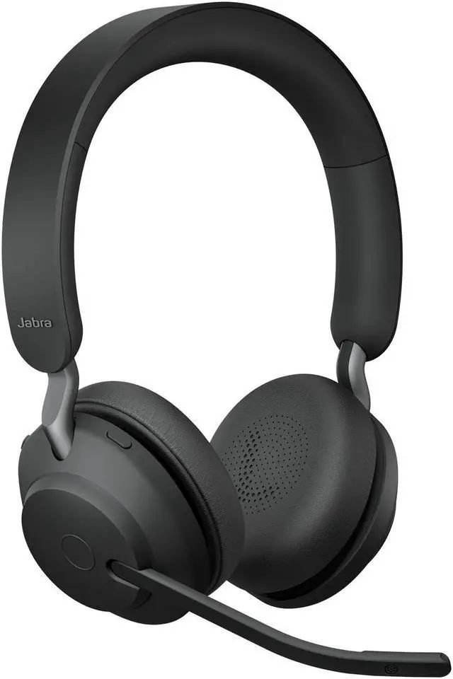 Alt view image 20 of 20 - Jabra Evolve2 65 Mono Wireless On-Ear Headset (Microsoft Teams, USB Type-A, Black)