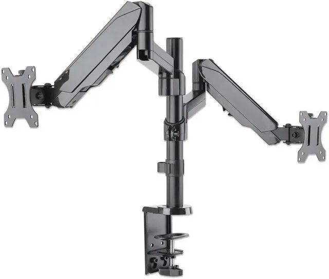 Alt view image 19 of 20 - Manhattan Universal Gas Spring Dual Monitor Mount