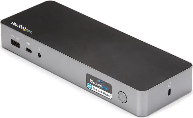 Alt view image 3 of 14 - StarTech USB C Multiport Adapter, Dual HDMI Video, 4K 60Hz, 2Pt 5Gbps USB-A Hub, 100W Power Delivery Pass-Through/GbE/SD/MicroSD, 12"/30cm Cable, Travel Dock, Laptop Docking Station