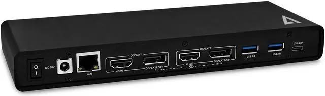 Alt view image 20 of 20 - V7 NETWORKING UCDDS-1N UCDDS-1N UNIVERSAL USB-C 4K