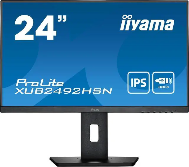 Alt view image 2 of 4 - iiyama LED-Display XUB2492HSN-B5 - 61 cm (24") - 1920 x 1080 Full HD