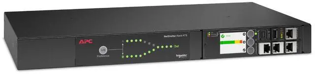 Alt view image 6 of 6 - APC NetShelter - Automatic transfer switch (rack-mountable) - AC 207-253 V - 3700 VA - 1-phase - USB, Ethernet 10/100/10