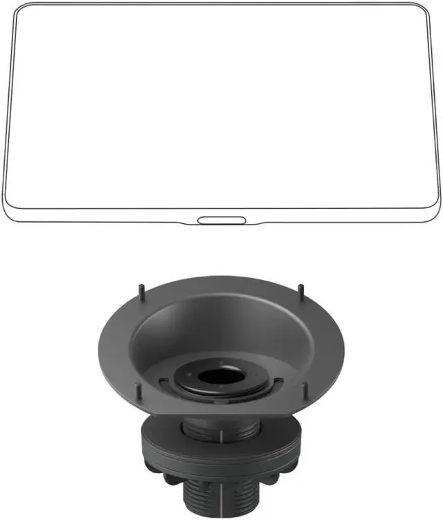 Alt view image 6 of 10 - Logitech Tap Riser Mount - Video Conferencing Controller Mounting Kit
