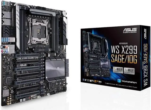 Alt view image 2 of 9 - ASUS WS X299 SAGE/10G CEB Server Motherboard Socket 2066 Intel X299