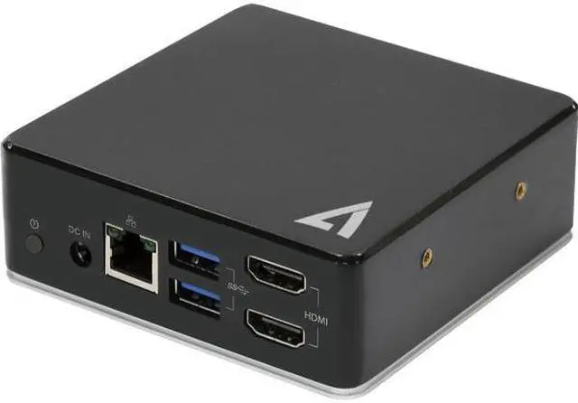 Alt view image 17 of 20 - V7 Universal USB-C Docking Station w/ Dual HDMI UCDDS1080P