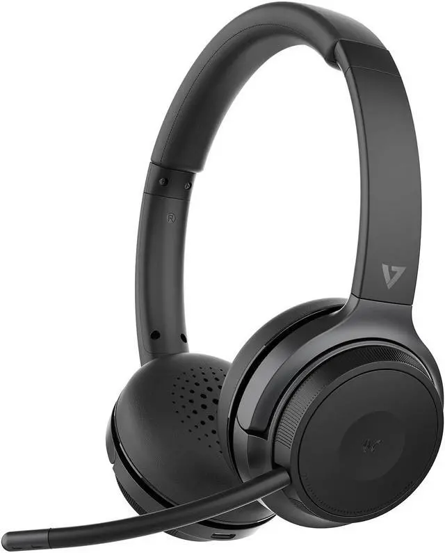 Alt view image 20 of 20 - V7 Wireless Stereo Headset On Ear Gray/Black (HB600S)