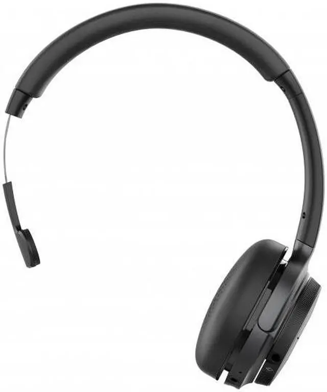 Alt view image 19 of 20 - V7 Wireless Mono Headset On Ear Gray/Black (HB605M)