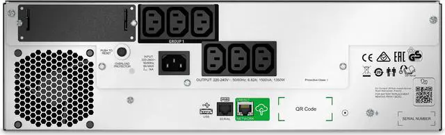 Alt view image 9 of 14 - APC by Schneider Electric Smart-UPS 500VA Rack/Tower UPS SCL500RMI1UC