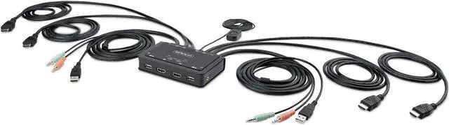 Main image of 2-PORT COMPACT 4K KVM SWITCH