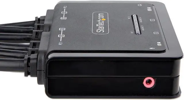 Alt view image 4 of 5 - 2-PORT COMPACT 4K KVM SWITCH