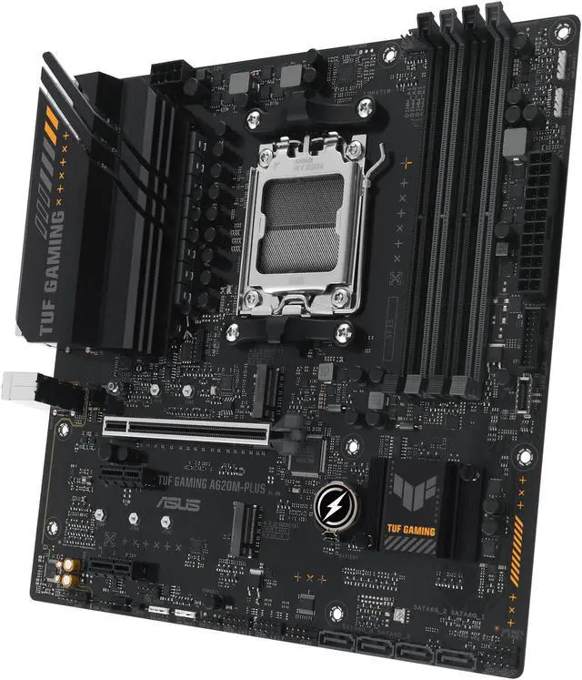Alt view image 3 of 4 - ASUS Mainboard TUF GAMING A620M-PLUS - micro ATX - Socket AM5 - AMD A620