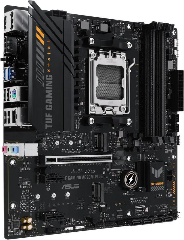Alt view image 2 of 4 - ASUS Mainboard TUF GAMING A620M-PLUS - micro ATX - Socket AM5 - AMD A620