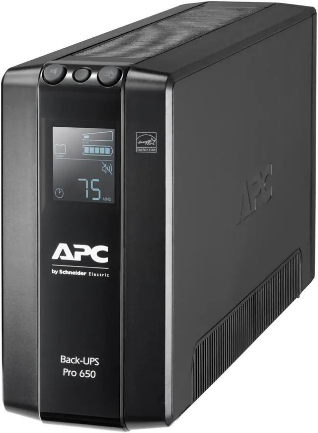 Alt view image 17 of 18 - APC by Schneider Electric Back-UPS Pro BR650MI 650VA Tower UPS