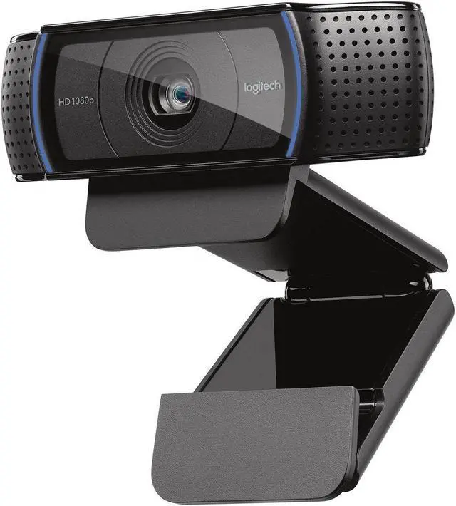 Alt view image 2 of 11 - Logitech C920 Webcam, 15MP, HD 1080P, Mic, HD Video Calling, Auto light correction