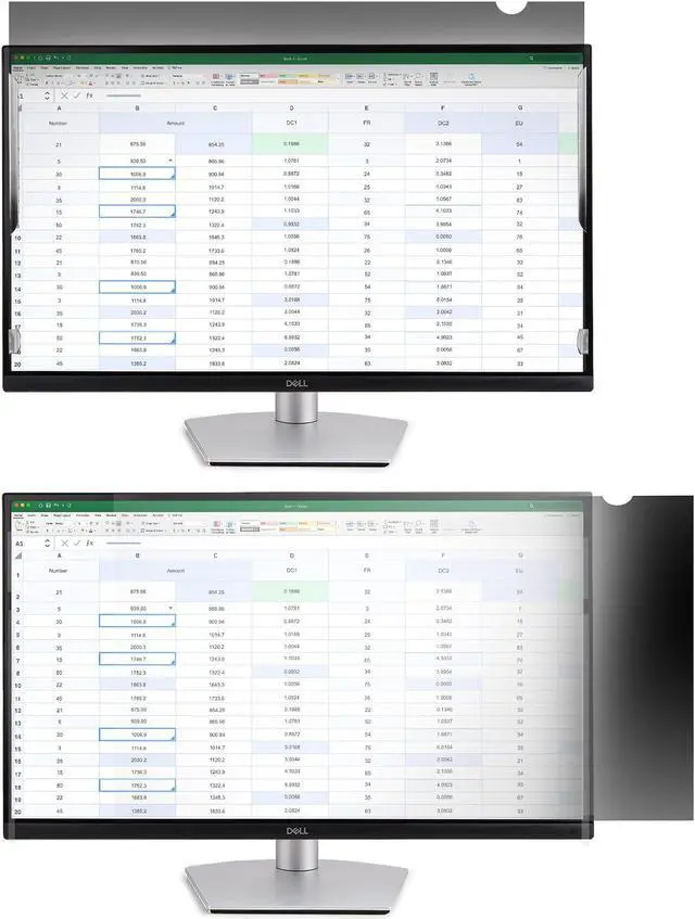Alt view image 4 of 5 - StarTech 23.6" 16:9 Computer Monitor Privacy Screen Filter 23669PRIVACYSCREEN