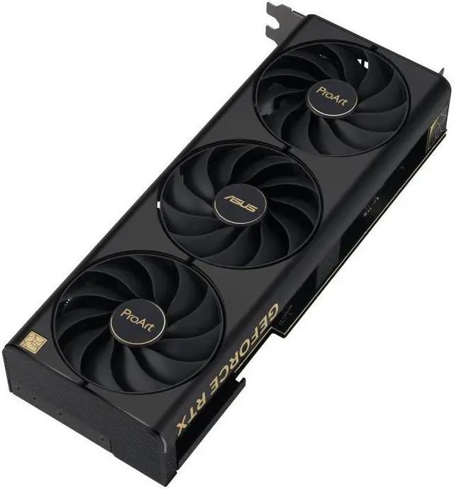 Alt view image 8 of 10 - ASUS ProArt GeForce RTX 4070 Ti 12GB OC overclocked GDDR6X graphics card offers an elegant and minimalist style, providing creators with excellent graphics performance