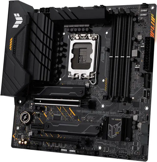 Alt view image 4 of 5 - ASUS TUF Gaming B660M-PLUS WIFI Intel LGA 1700 Micro ATX DDR5 Motherboard