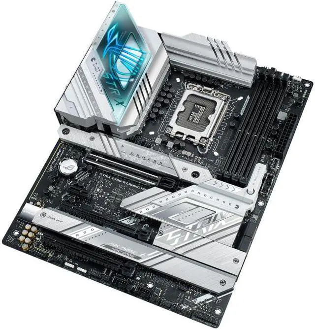 Alt view image 8 of 10 - Asus ROG Strix Z790-A Gaming WIFI D4 Intel Z790 LGA 1700 ATX DDR4-SDRAM Motherboard