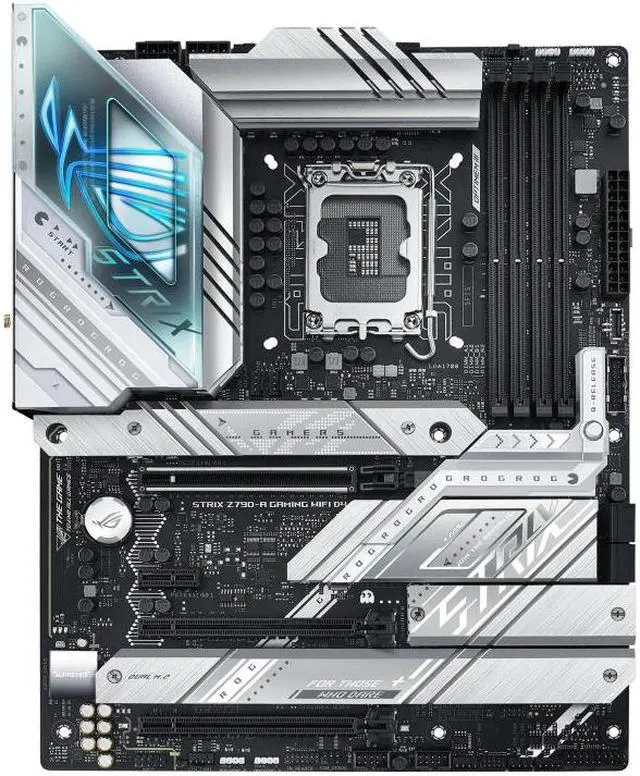 Alt view image 9 of 10 - Asus ROG Strix Z790-A Gaming WIFI D4 Intel Z790 LGA 1700 ATX DDR4-SDRAM Motherboard